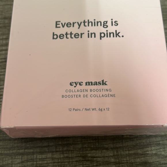 Grace & Stella everything is better in pink eye mask New - Picture 3 of 5